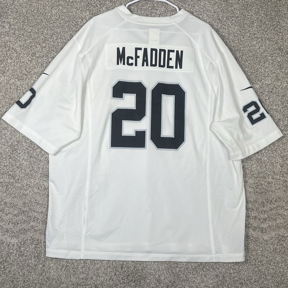 Nike Raiders Jersey Men's XXL White Darren McFadden On Field Oakland, Las Vegas - Picture 2 of 8